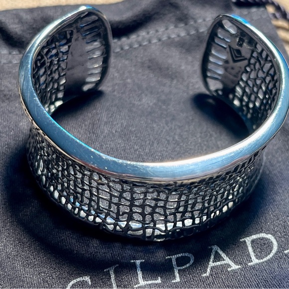 Silpada Sterling Silver Woven Cuff Bracelet - Picture 5 of 15